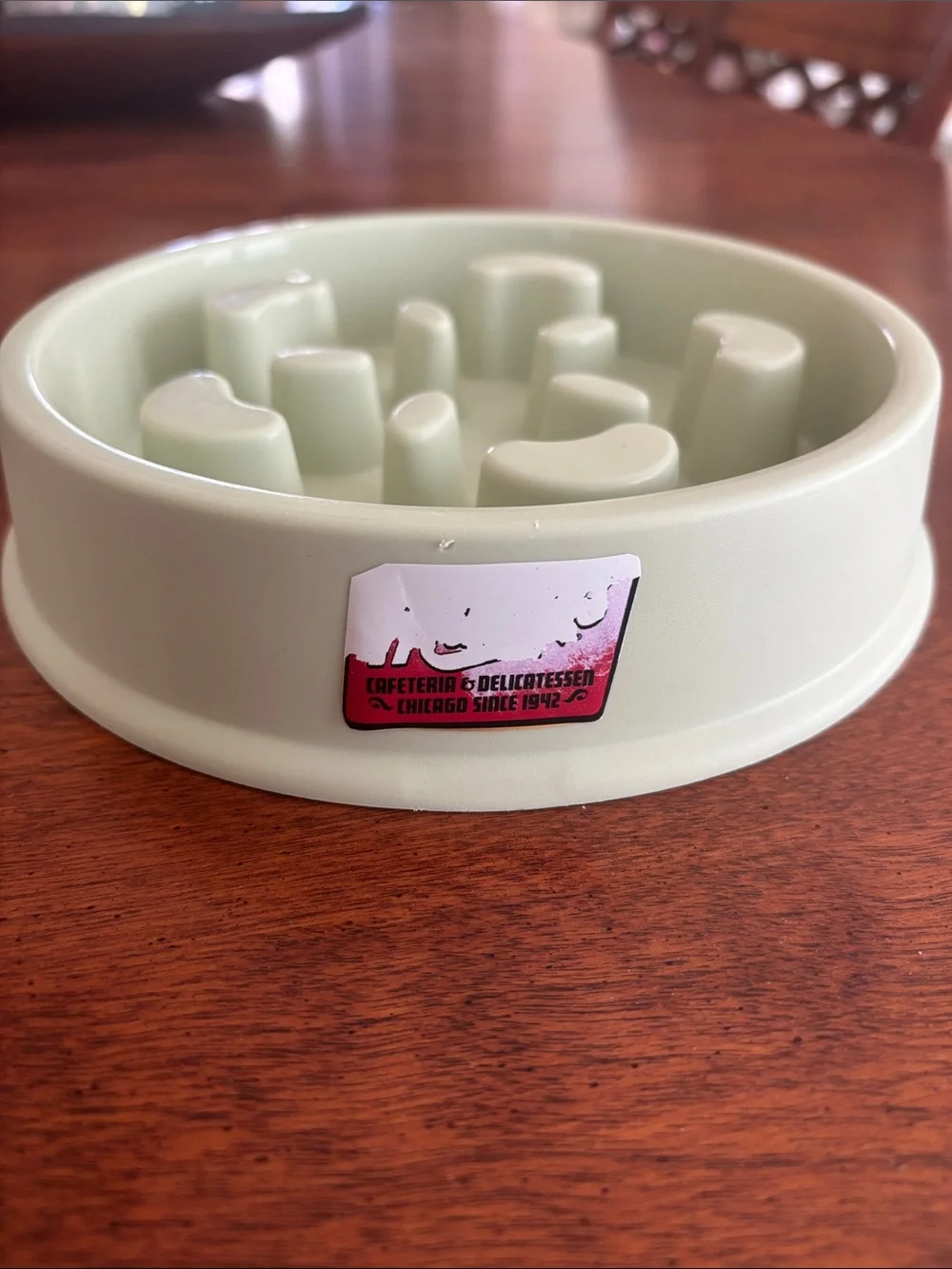 Slow feeder dog bowl
